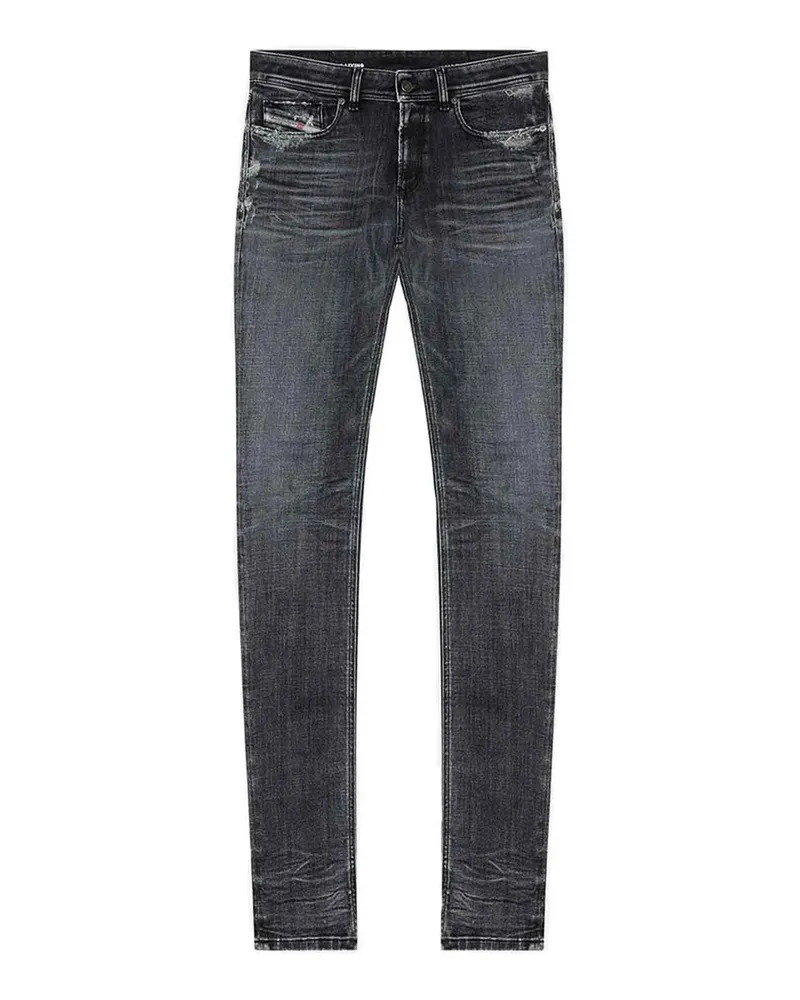 Diesel Straight Leg Jeans - Schwarz Schwarz