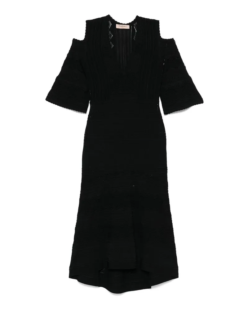 Twin-Set U-Boot-Pullover - Schwarz Schwarz