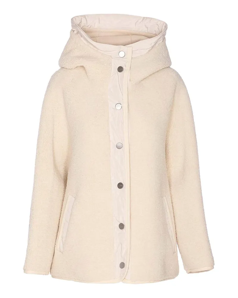 Pinko Kurzer Mantel - Weiß Weiß