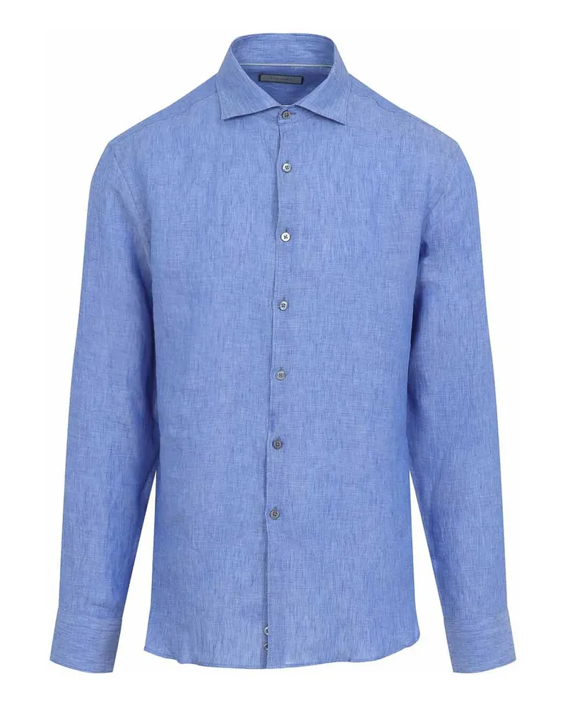 Canali Hemd - Blau Blau