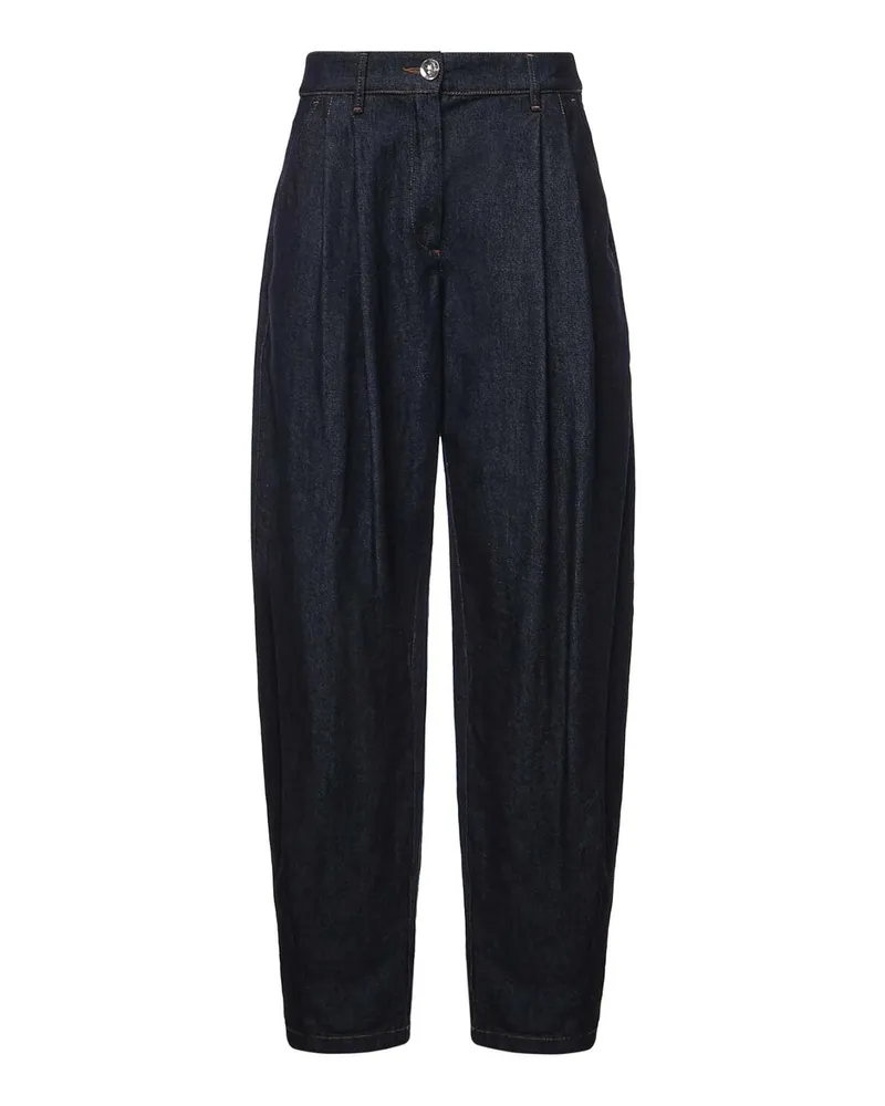 Genny Straight Leg Jeans - Jeansblau Jeansblau