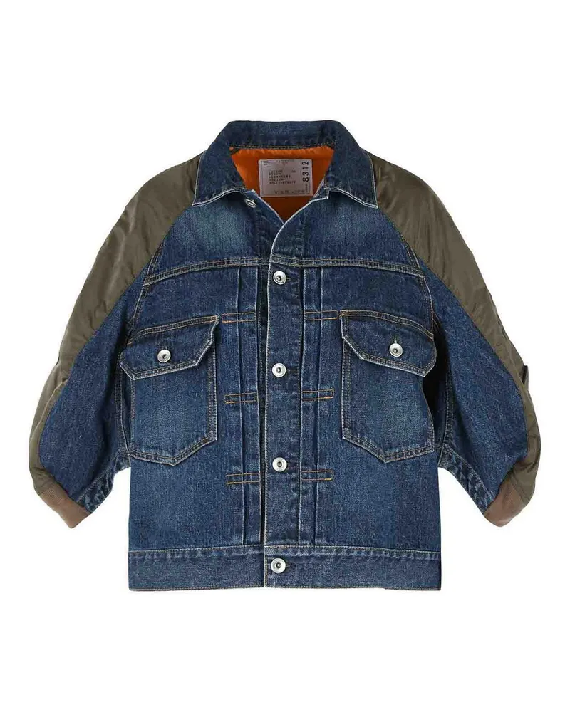 Sacai Jeansjacke - Blau Blau