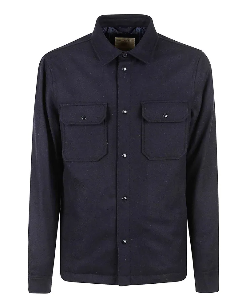 Woolrich Rundhalspullover - Blau Blau