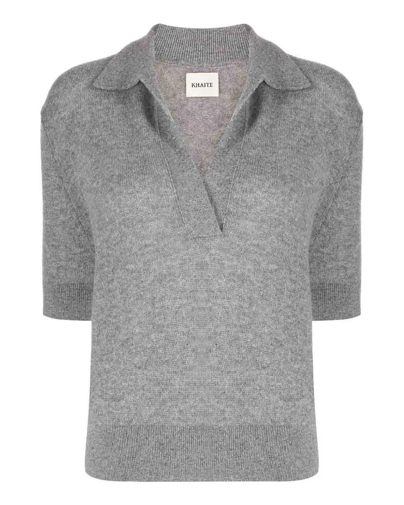 KHAITE Poloshirt - Grau Grau