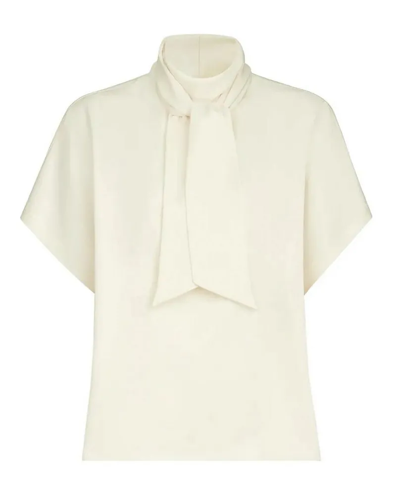 Brunello Cucinelli Bluse - Perle Weiß