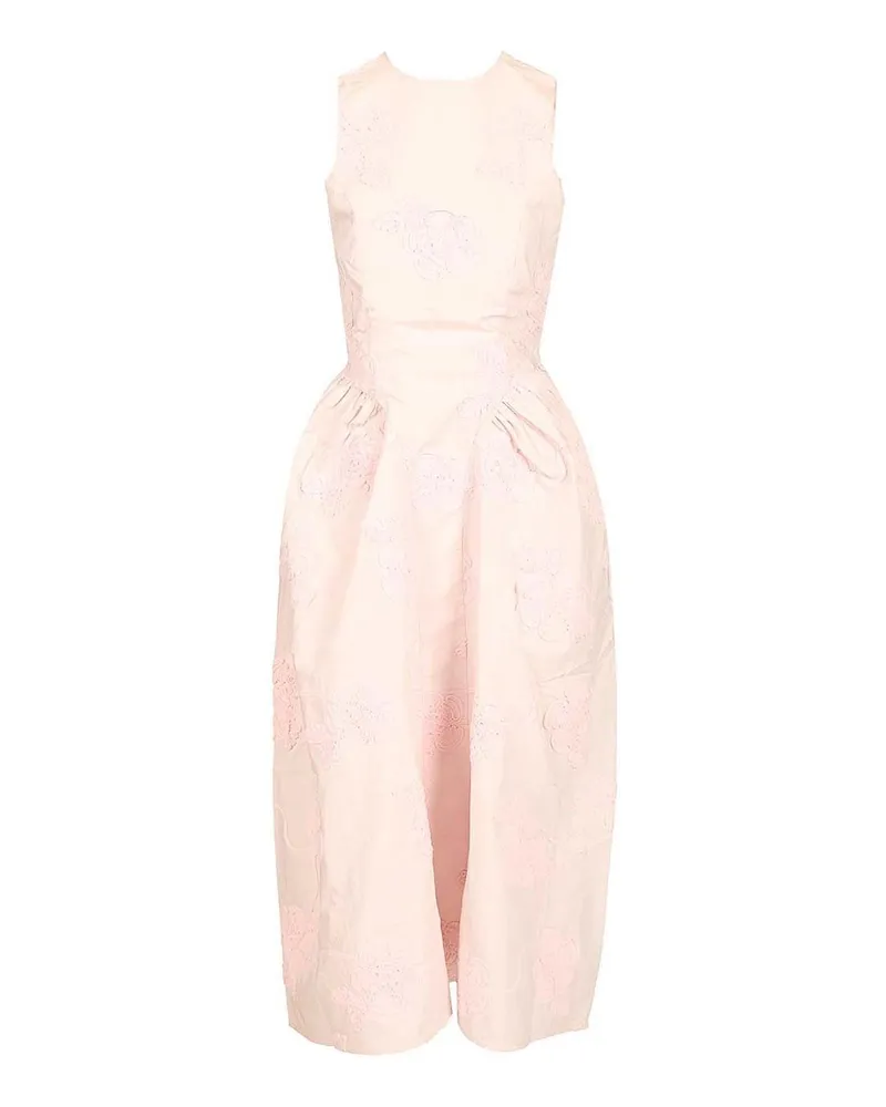 ROTATE Birger Christensen Knielanges Kleid - Rosa Rosa