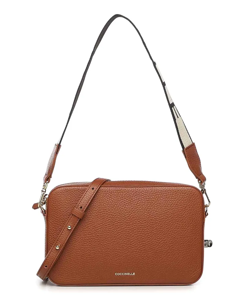 Coccinelle Schultertasche - Beige Beige