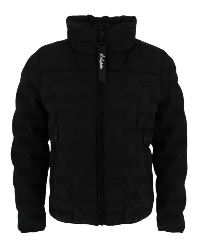 Australian Knielanger Mantel - Schwarz Schwarz