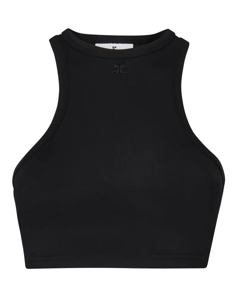 Courrèges Top - Schwarz Schwarz
