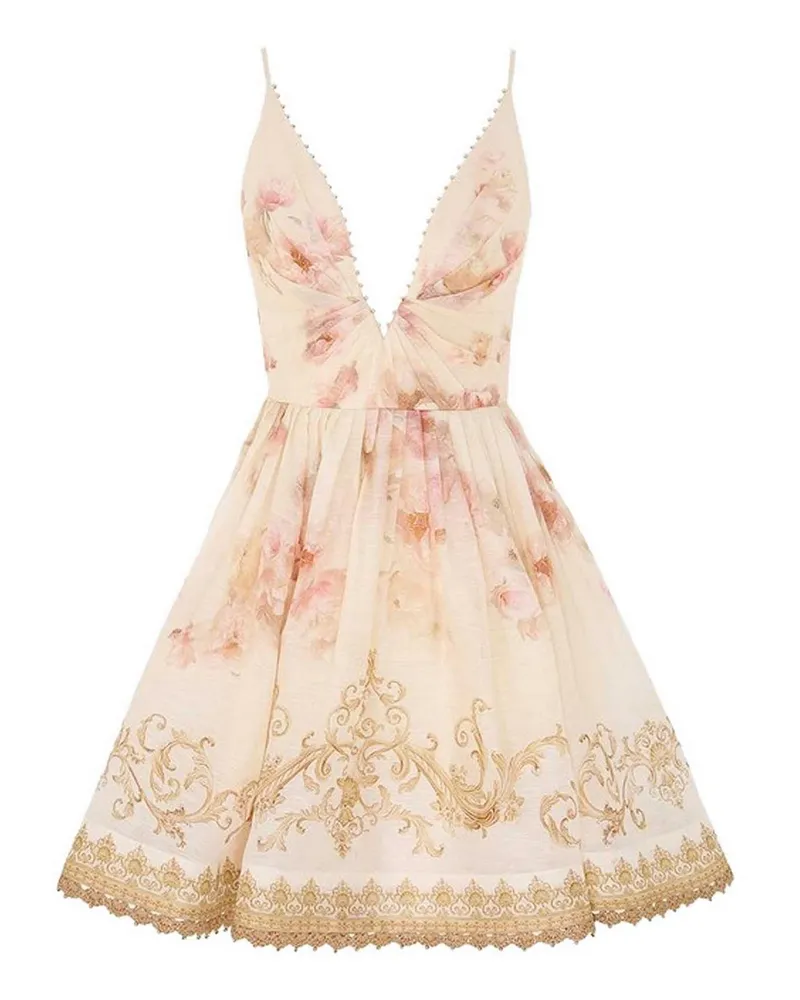 Zimmermann Kurzes Kleid - Nude Nude
