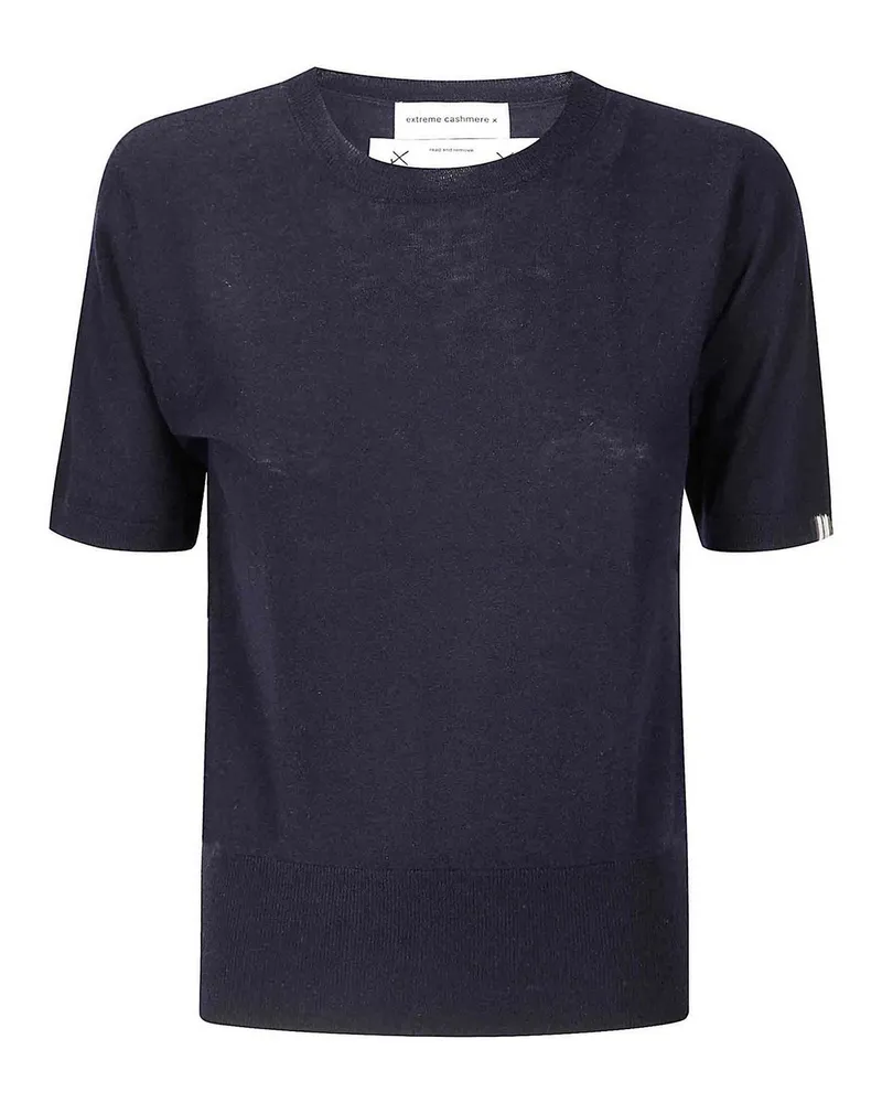 extreme cashmere U-Boot-Pullover - Dunkelblau Dunkelblau
