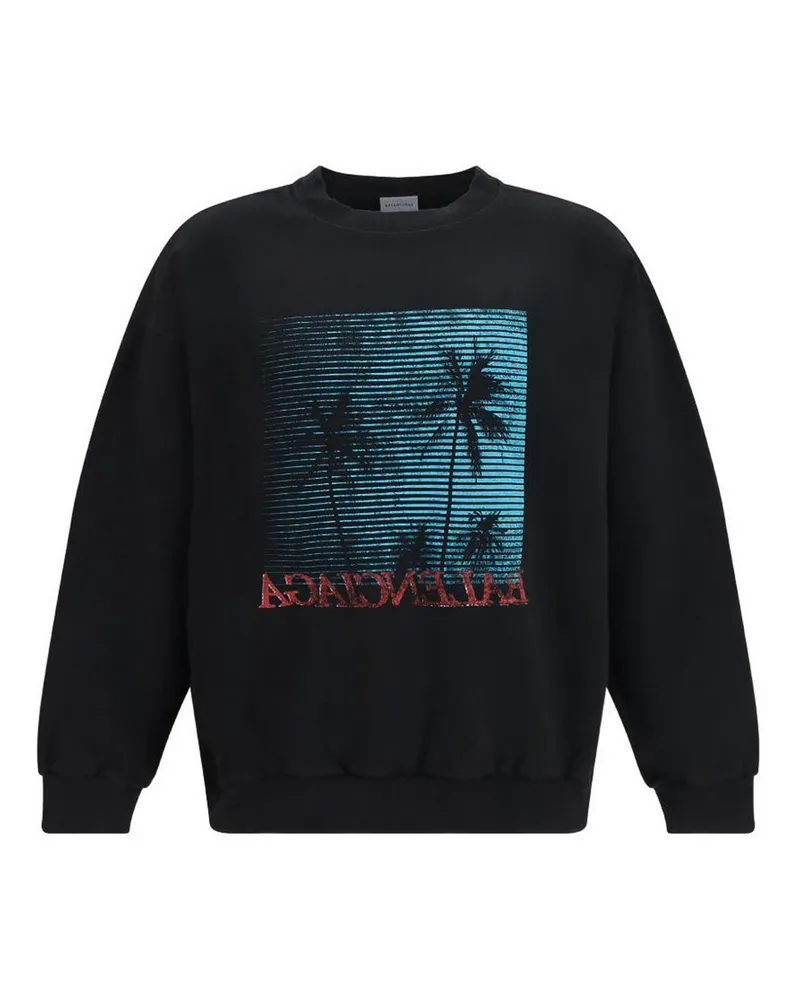 Balenciaga Sweatshirt - Schwarz Schwarz