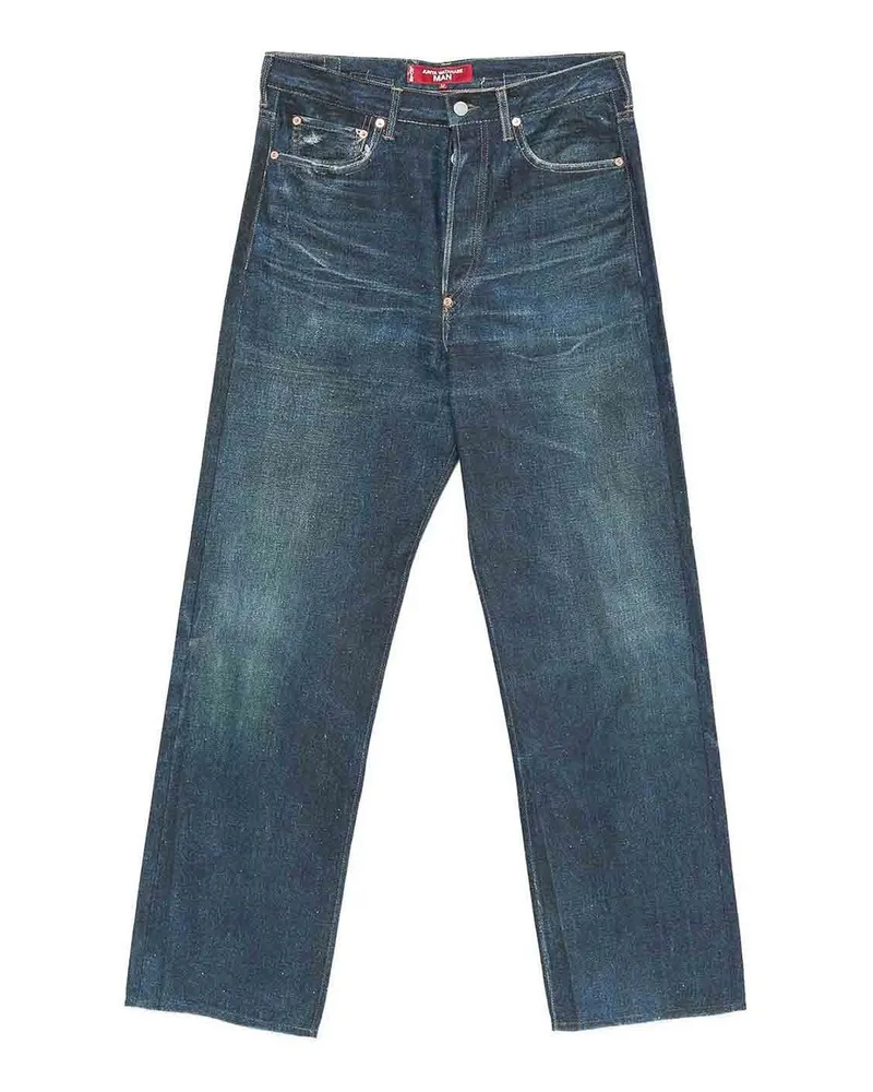 Junya Watanabe Straight Leg Jeans - Blau Blau