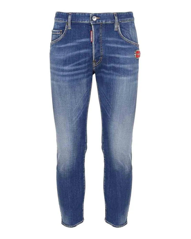 Dsquared2 Straight Leg Jeans - Blau Blau