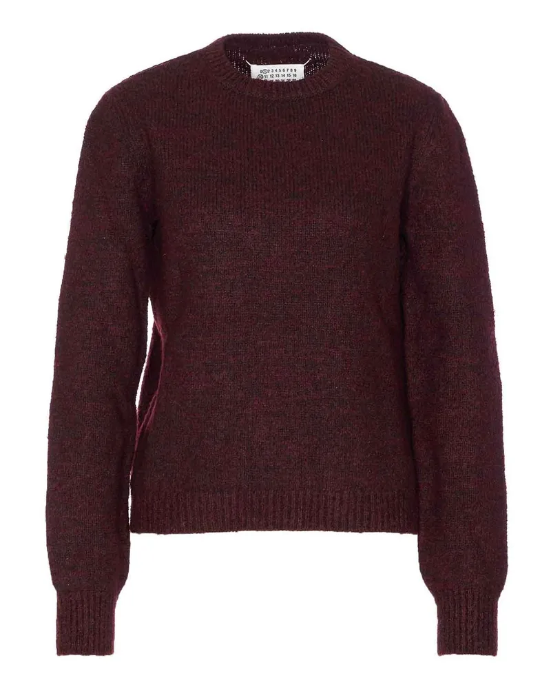 Maison Margiela Rundhalspullover - Rot Rot
