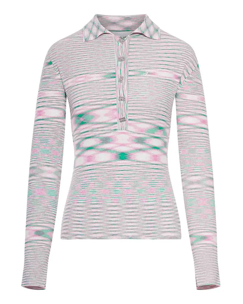 Ganni Poloshirt - Rosa Rosa