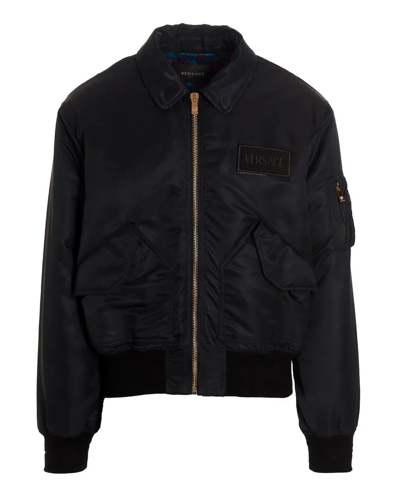 Versace Daunenjacke - Schwarz Schwarz