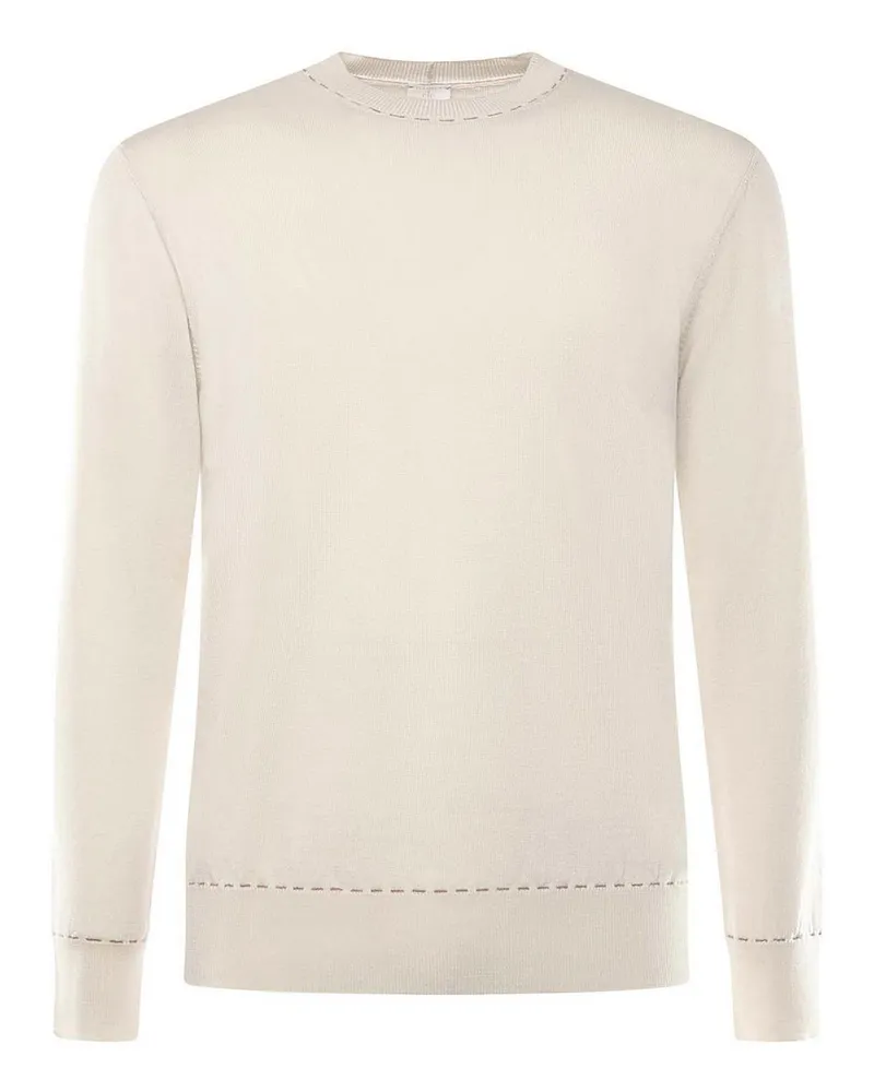 Eleventy Rundhalspullover - Beige Beige