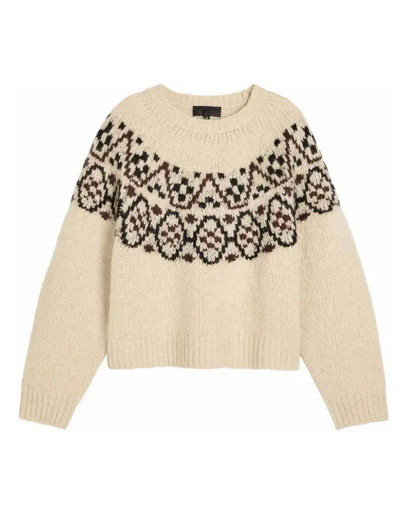 Nili Lotan Rundhalspullover - Beige Beige