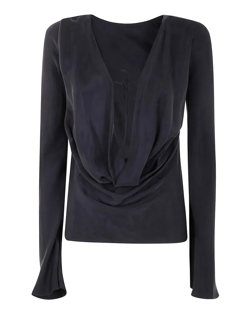 By Malene Birger Top - Schwarz Schwarz