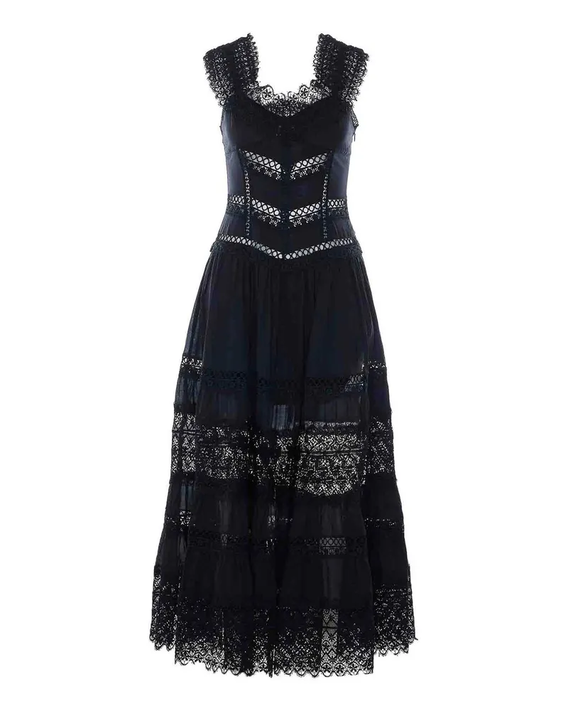 Charo Ruiz Maxikleid - Schwarz Schwarz