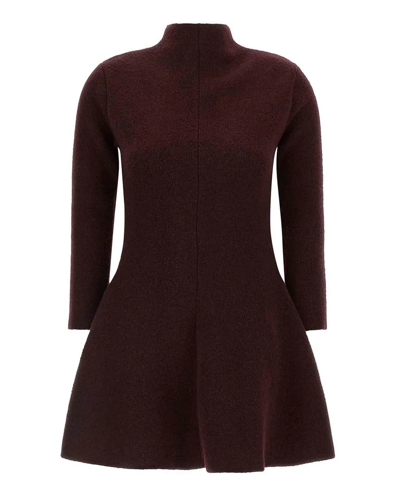 Magda Butrym Knielanges Kleid - Dunkelrot Dunkelrot