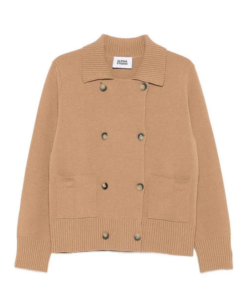 Alpha Studio Cardigan - Camel Camel