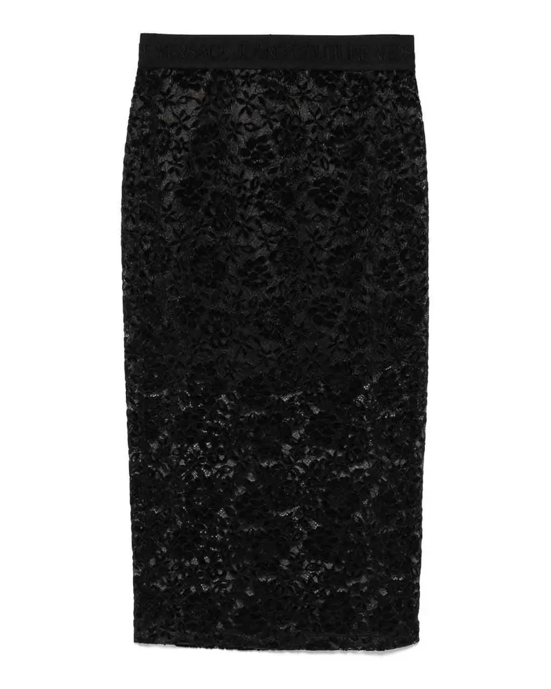 Versace Jeans Midirock - Schwarz Schwarz