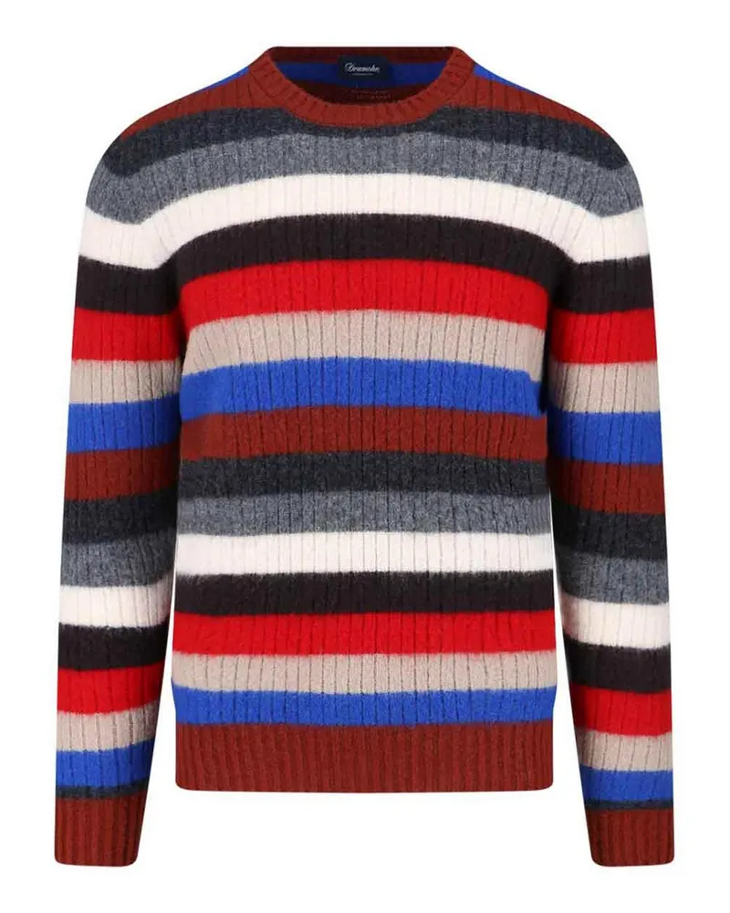 Drumohr  Rundhalspullover - Bunt Bunt