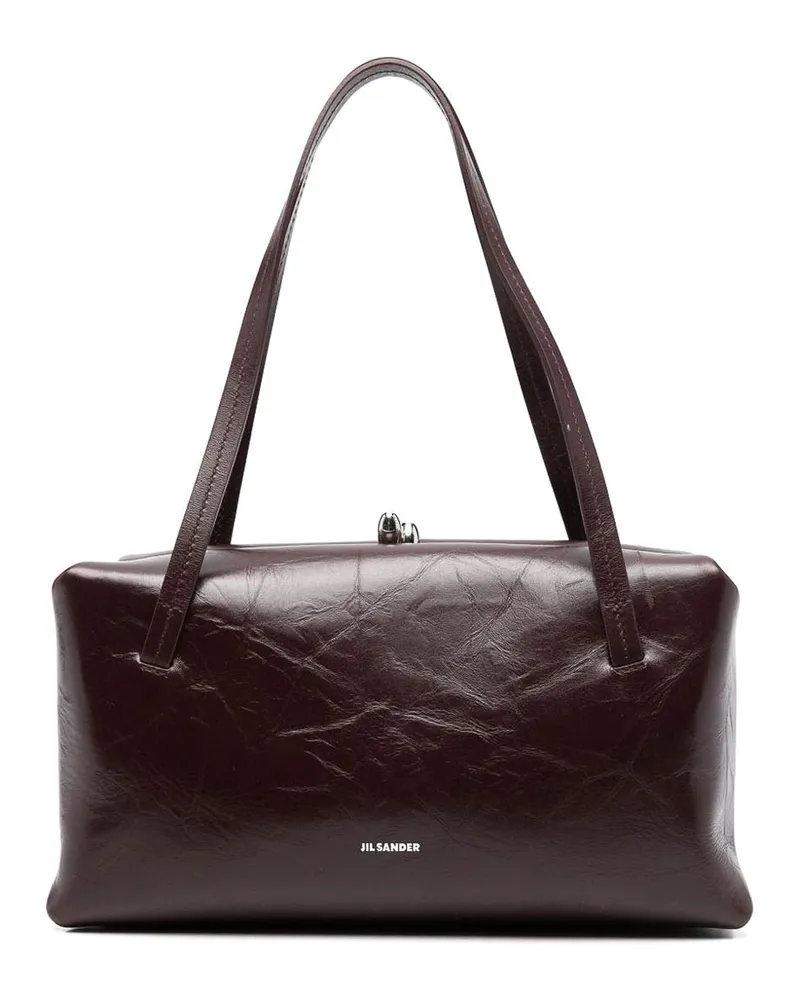 Jil Sander Umhängetasche - Dunkelrot Dunkelrot
