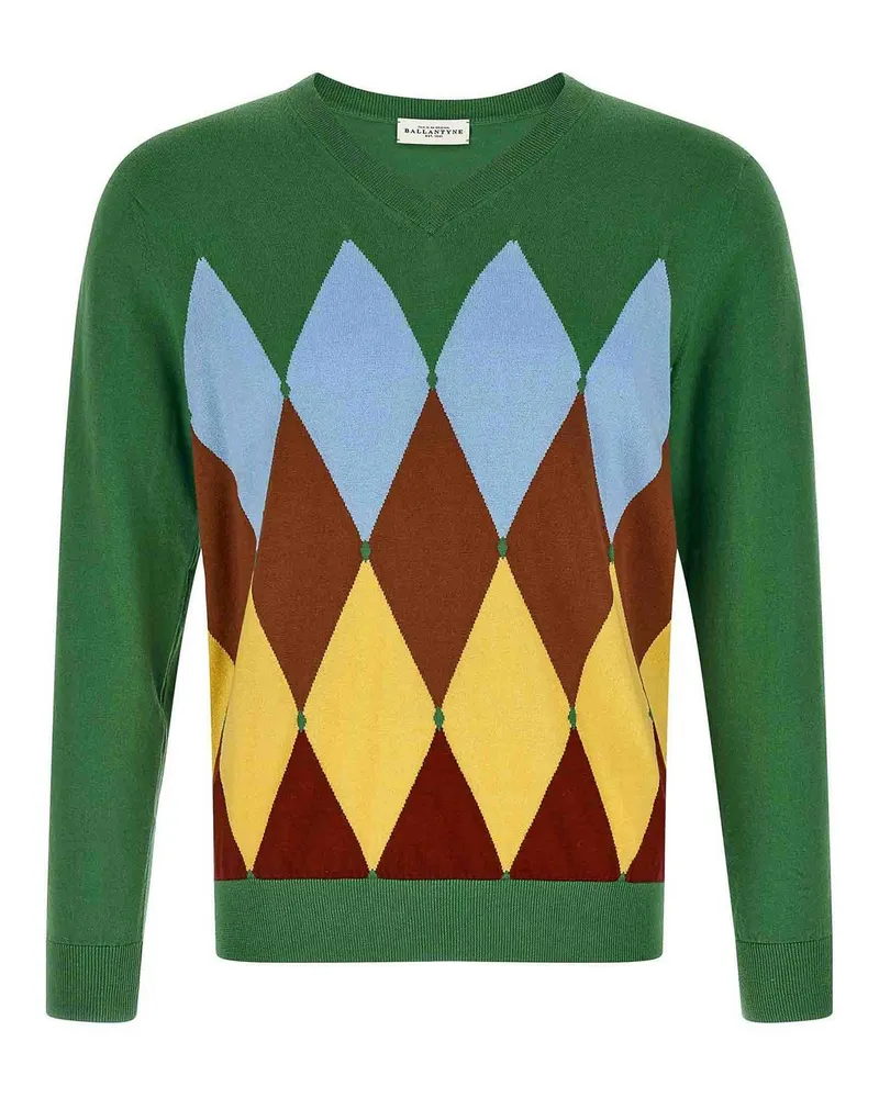 Ballantyne Rundhalspullover - Grün Grün