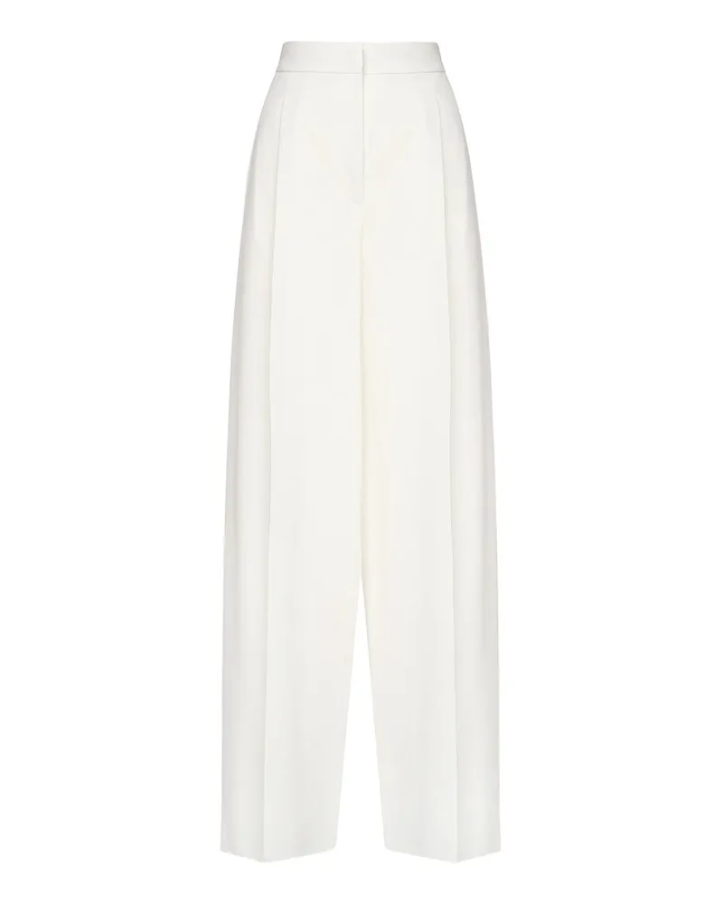 Max Mara Casual Hose - Weiß Weiß