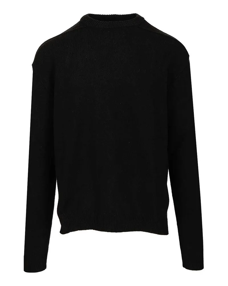 Rick Owens Rundhalspullover - Schwarz Schwarz
