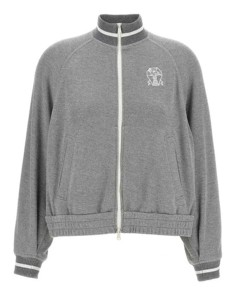 Brunello Cucinelli Sweatshirt - Silber Silber