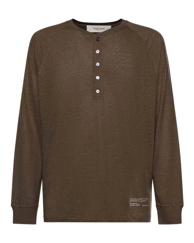 Golden Goose Rundhalspullover - Hellbeige Hellbeige