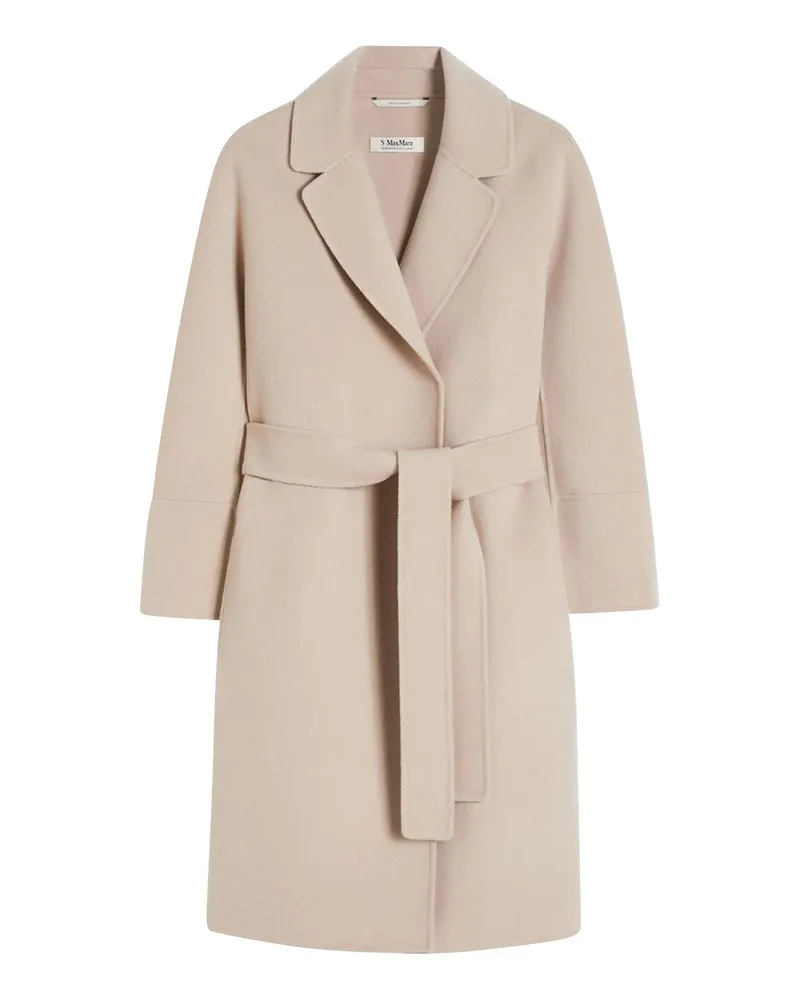 Max Mara Knielanger Mantel - Nude Nude