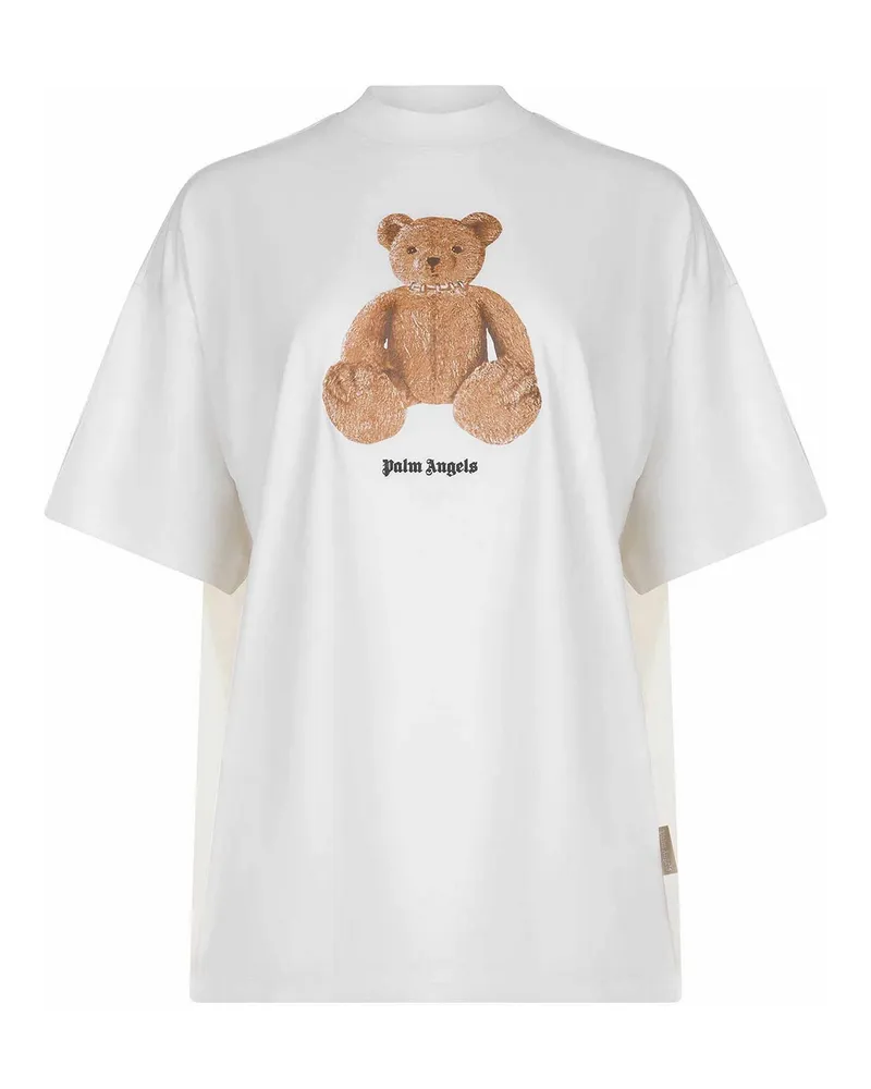 Palm Angels T-Shirt - Braun Weiß