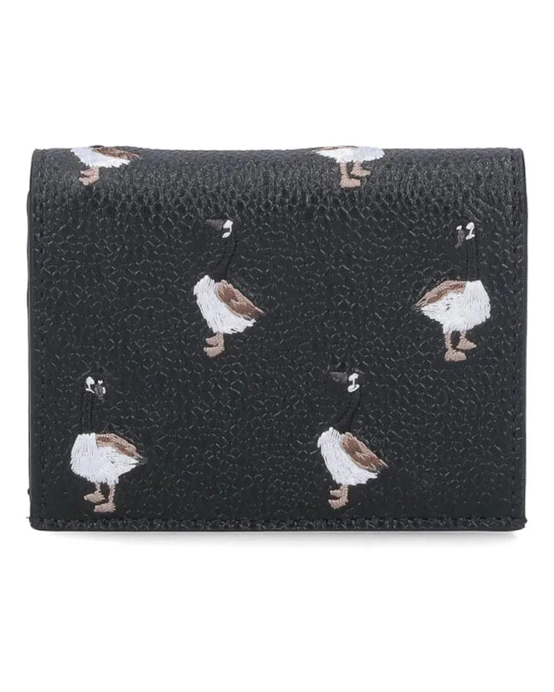 Thom Browne Portemonnaie - Schwarz Schwarz