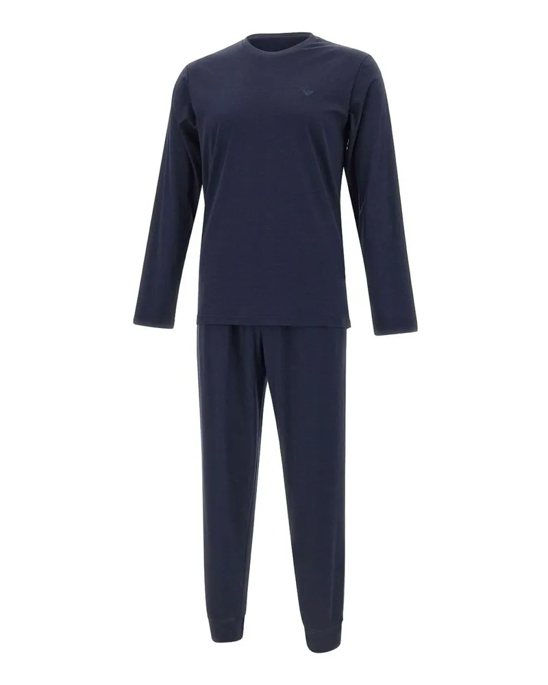 Emporio Armani Rundhalspullover - Blau Blau