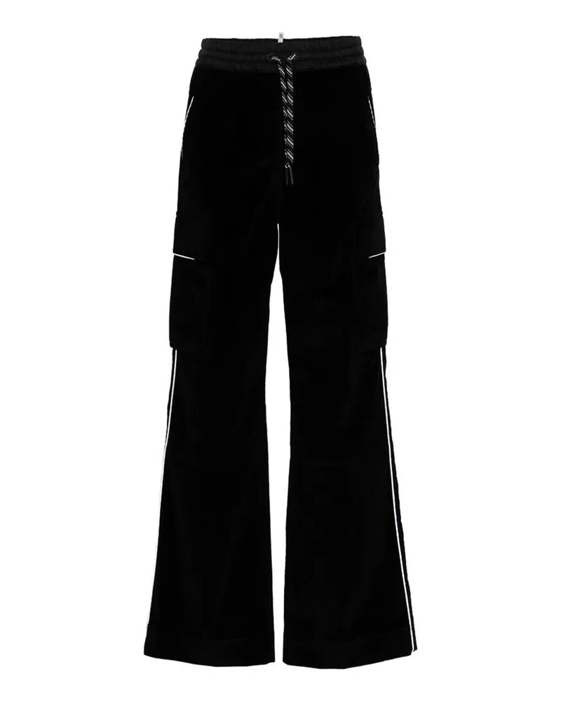 Moncler Straight Leg Jeans - Schwarz Schwarz
