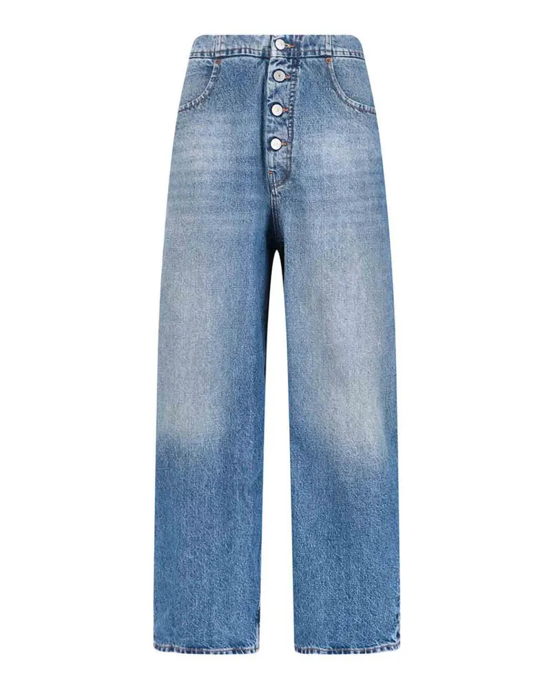Maison Margiela Straight Leg Jeans - Blau Blau