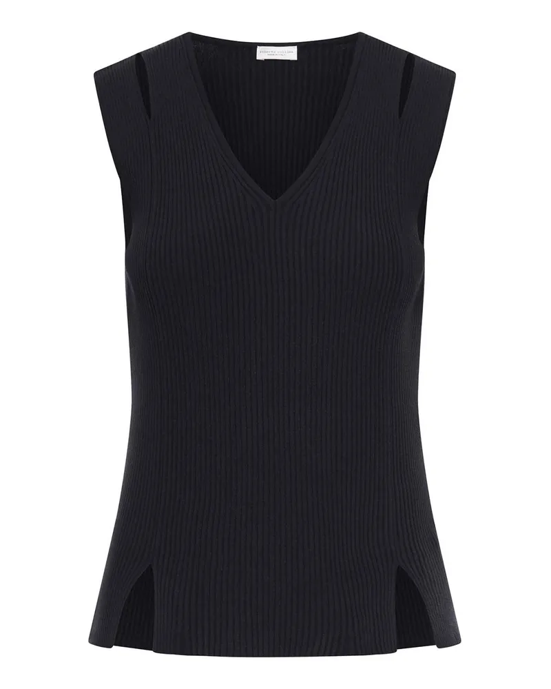 Roberto Collina Top - Schwarz Schwarz