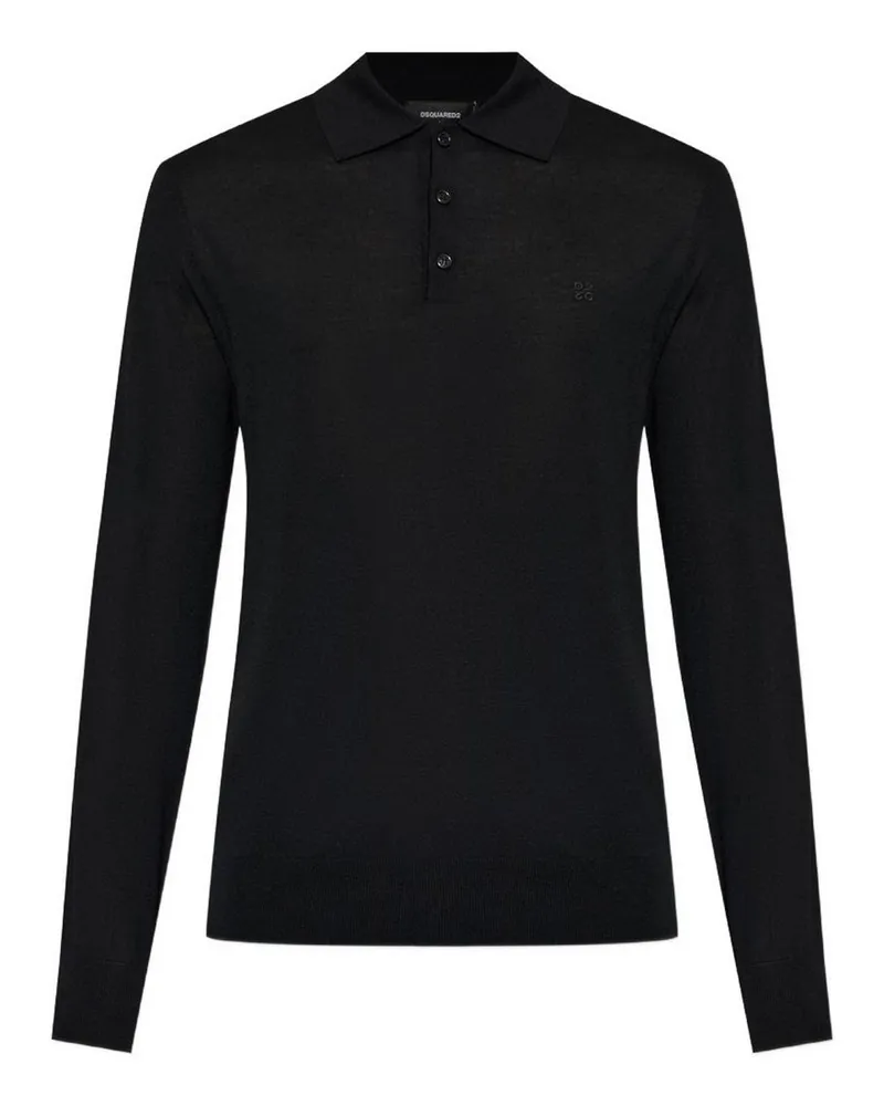 Dsquared2 Rundhalspullover - Schwarz Schwarz