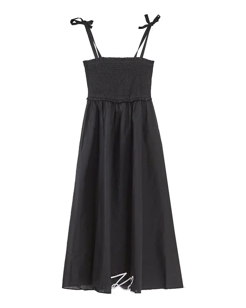 Karl Lagerfeld Maxikleid - Schwarz Schwarz
