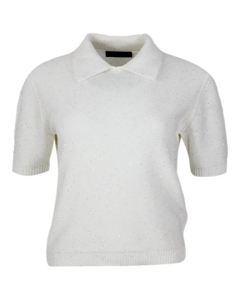 Fabiana Filippi Rundhalspullover - Creme Creme