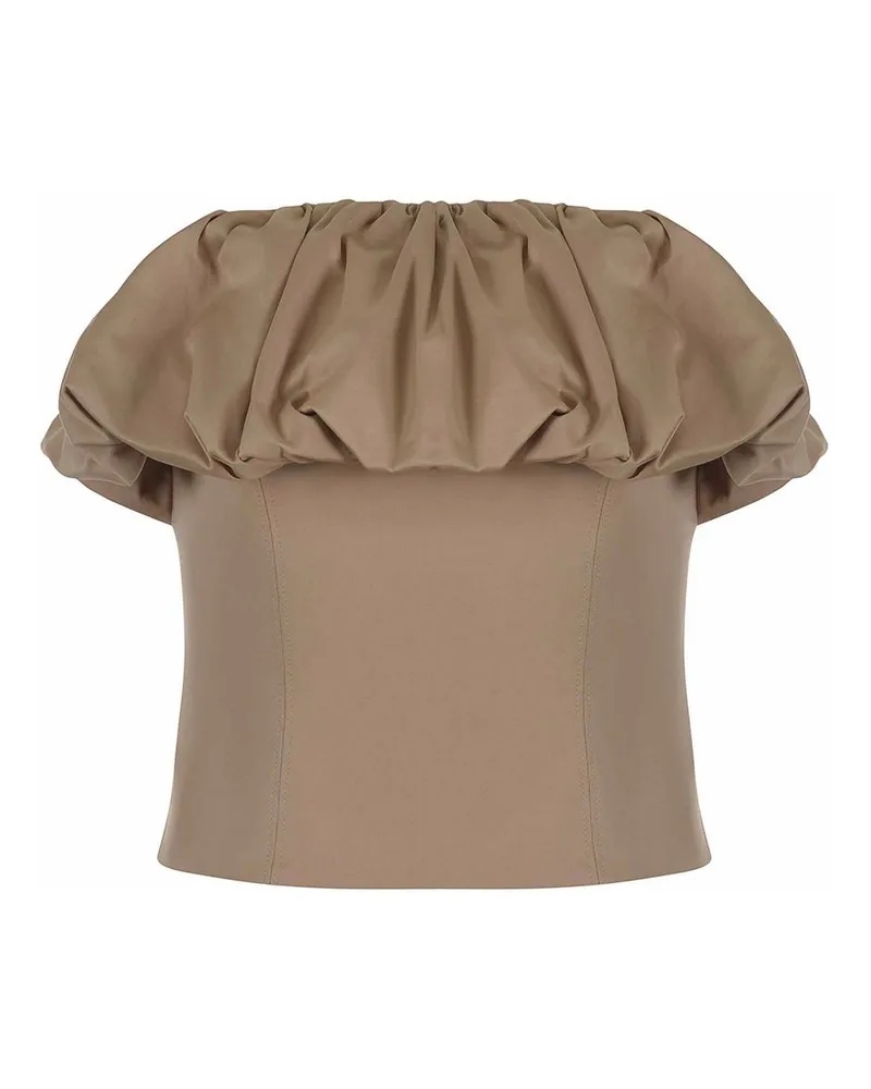 Self-Portrait Top - Beige Beige