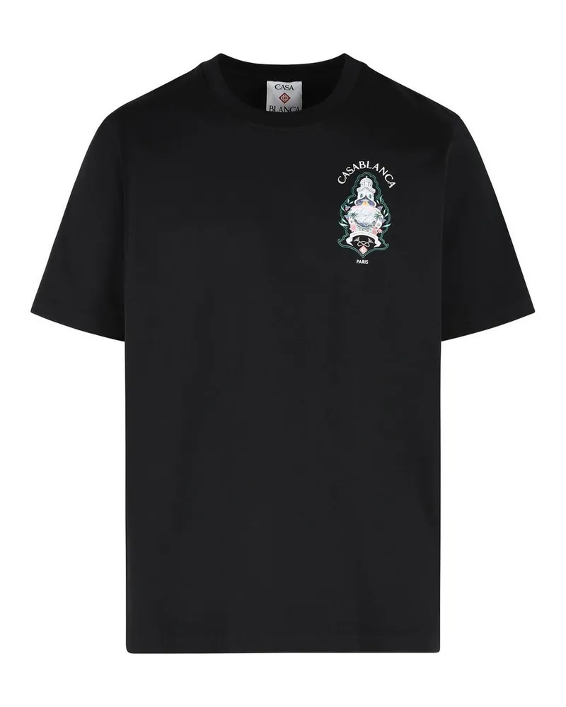 Casablanca Paris T-Shirt - Schwarz Schwarz