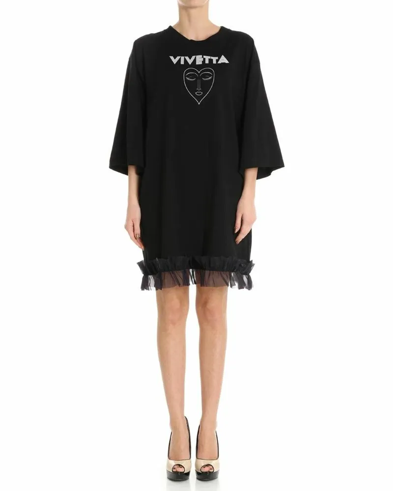 Vivetta Kurzes Kleid - Schwarz Schwarz