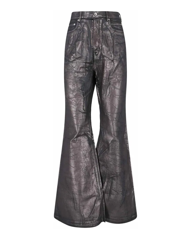 Rick Owens Bootcut Jeans - Schwarz Schwarz