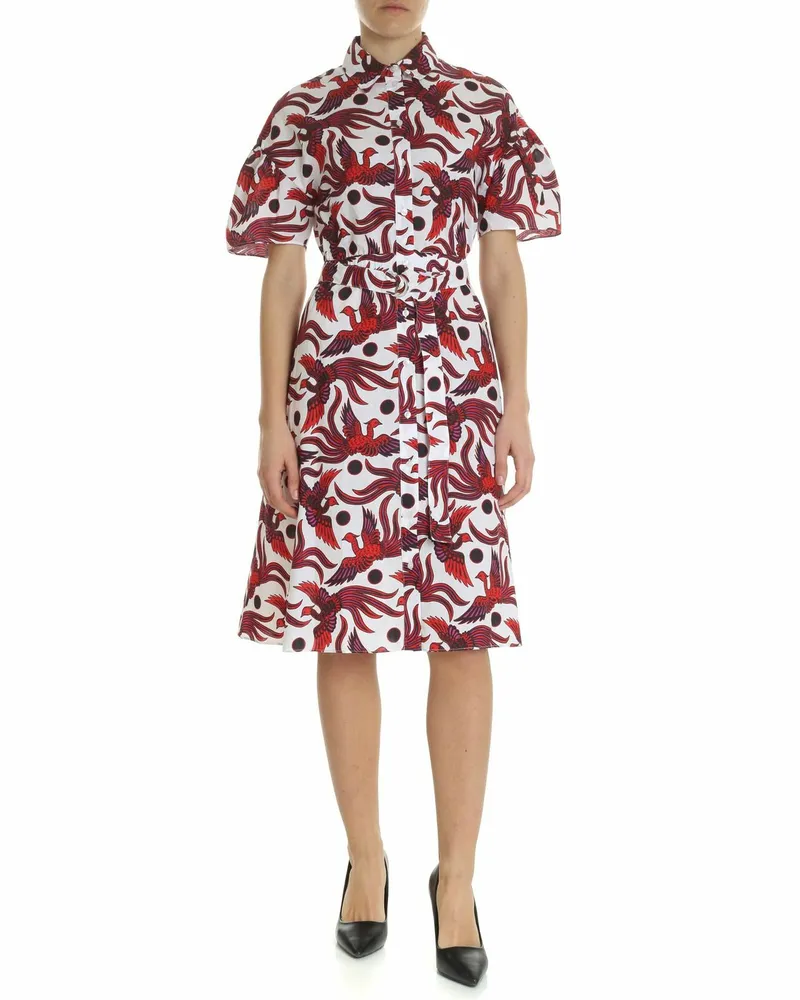Kenzo Knielanges Kleid - Bunt Bunt